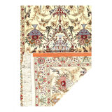 Fine Hand knotted Silk & wool Isfahan 2'11'' X 4'7''