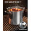 Cooks Standard 18/10 Stainless Steel Stockpot 12-Quart, Classic Deep Cooking Pot Canning Cookware with Stainless Steel Lid, Silver-21043729