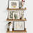Rustic Floating Shelves Set of 3 with Lip, Picture Ledge Shelf for Nursery, Living Room – Multipurpose Storage Organizer, Bookshelf, & Photo Display Rack Rustic Brown-2124378768