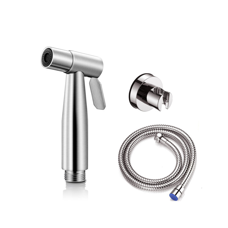 Douchette pour bidet en acier inoxydable, Nickel brossé