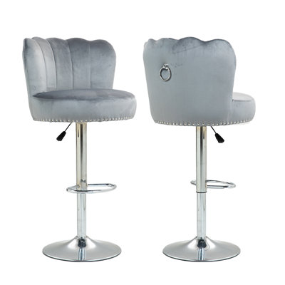 Archee Swivel Adjustable Height Bar Stool