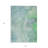 3' X 5' Teal Abstract Washable Non Skid Indoor Outdoor Area Rug