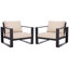 Ensemble de 2 chaises en aluminium Fash-118619108