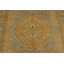 Tapis bleu / doré en laine noué à la main Abagail