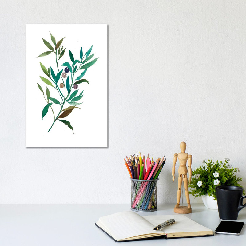 Olive I 1 Piece Wrapped Canvas Painting, 20.32 cm H x 30.48 cm W x 1.91 cm D