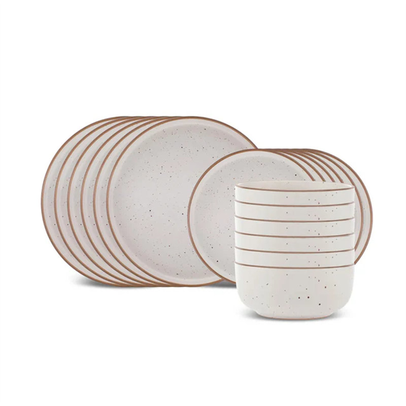 Piece Stoneware Dinnerware Set - Service for 6