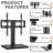 Universal Swivel TV Stand for 32 to 65 inch