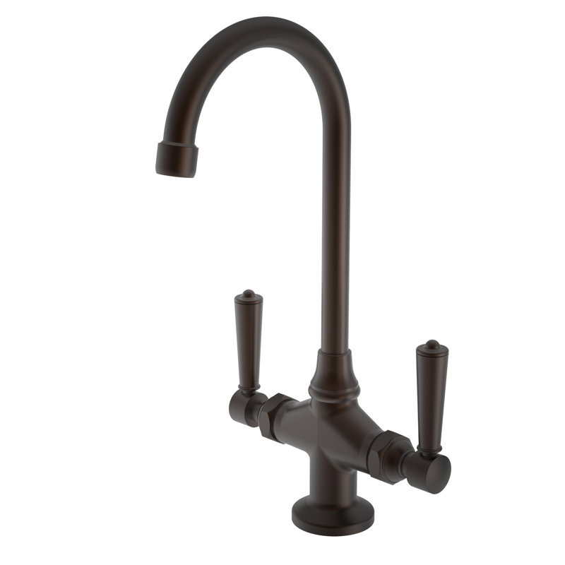 Metropole Double Handle Bar Faucet, English Bronze