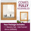 Frazier Solid Wood Flat Mirror-17854385