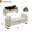 Modern Tufted Storage Bench with Legs and Two Pillows-1627655204-1637878298