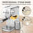 Espresso Machine With Steam Wand, 1350W Stainless Steel Compact Coffee Maker For Home Barista