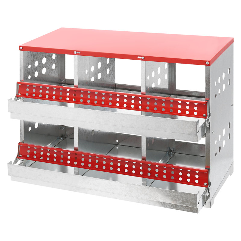 Fusae Chicken Coop with Nesting Box For Up To 6 Chickens