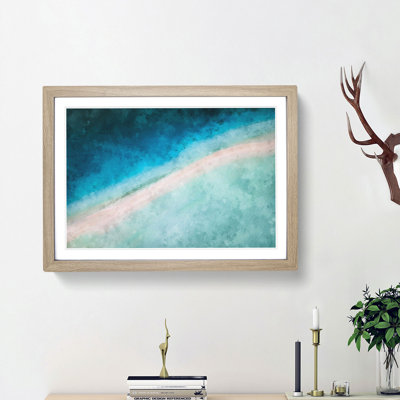Kaafu Atoll Beach in the Maldives - Framed Print