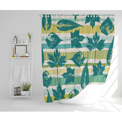 Laffoon Polyester Shower Curtain Set