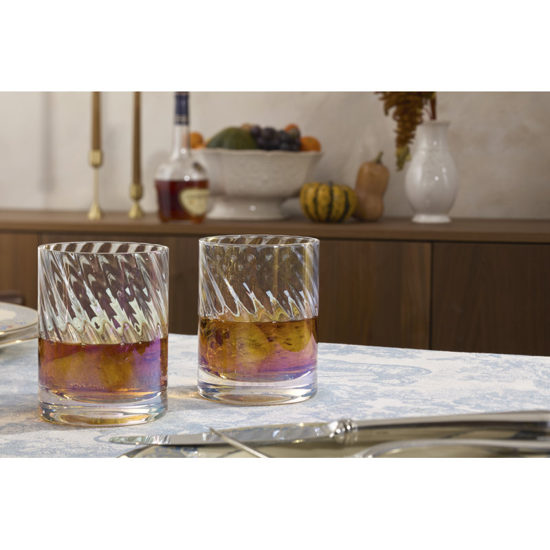 Lenox Tuscany Classics Iridescent DOF Glasses, Set of 4