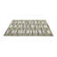 Static Geometric Area Rug in Green/Ivory-75498547