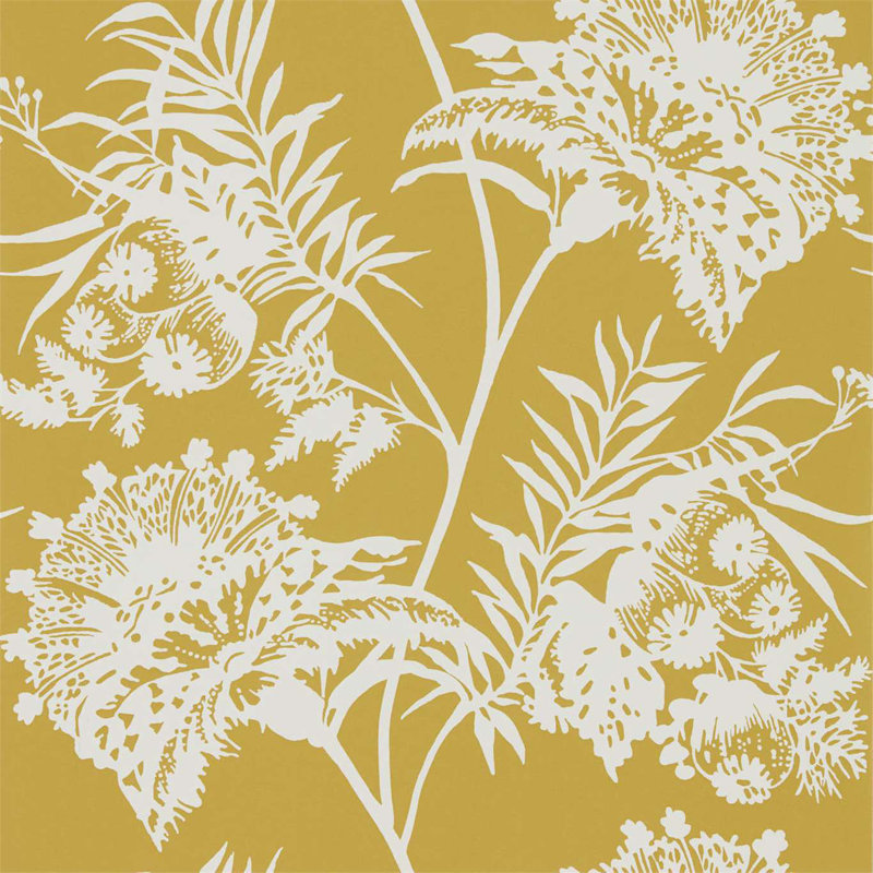 Bavero 10.05m x 68.6cm Wallpaper Roll, Ochre