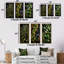 Tranquil Greenery Bamboo Oasis I - Ensemble de 3 reproductions d'art sur toile en bambou-498355677-498355619