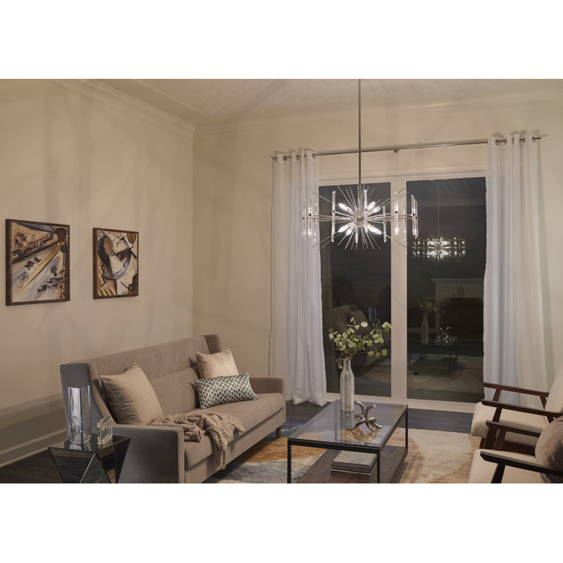 Eris 8 - Light Sputnik Sphere Chandelier