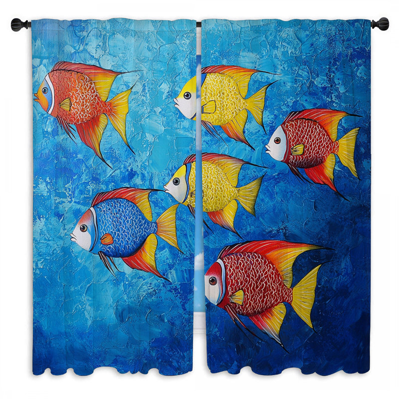 Rideaux de fenêtre Tropical, L 20 po x L 52 po