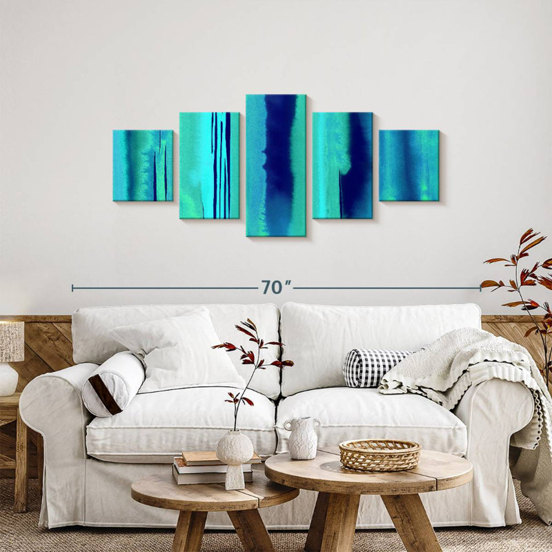 Étude Aqua Marine, H 24 po x l 55 po