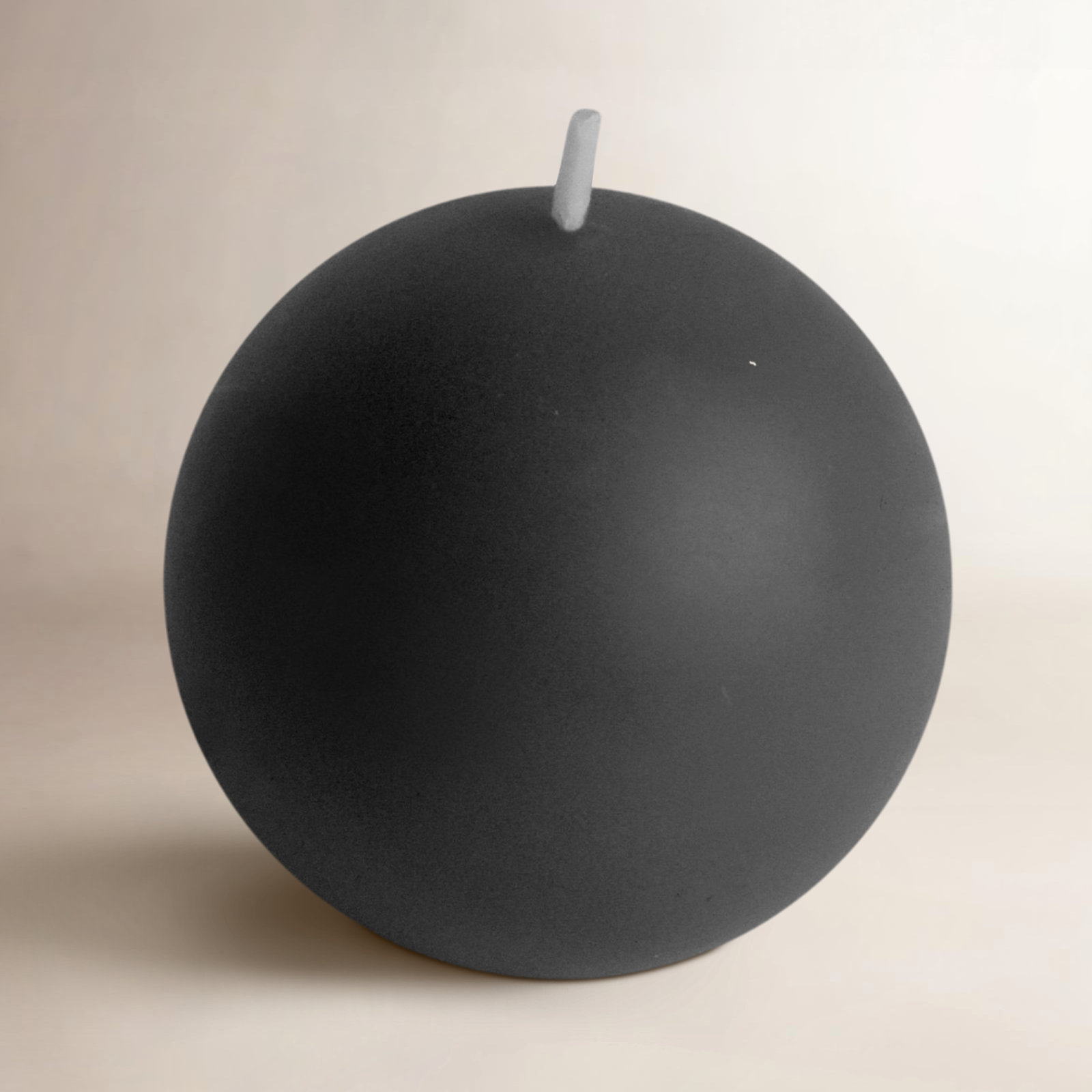 Unscented Novelty Candle, 2" Diameter, Set of 12, Black