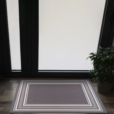 Quinter Gray Non-Slip Area Rug
