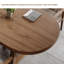 Table de conférence ovale en bois massif noyer-316910419