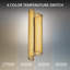 Pirouette Dimmable LED Wall Sconce With Built-In Color Temperature Switch From 2700K/3000K/3500K/4000K-716423470