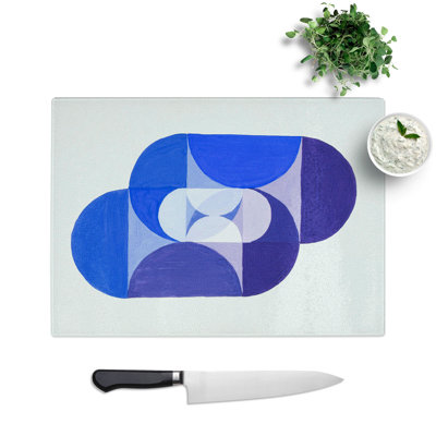 Key Blue by Joseph Schillinger Chopping Board
