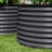 Galvanized Raised Garden Bed Set of 2, Planters for Outdoor Plants with Safety Edging, Easy-to-assemble Stock Tanks for Growing Flowers, Herbs and Vegetables-770617152-770617164
