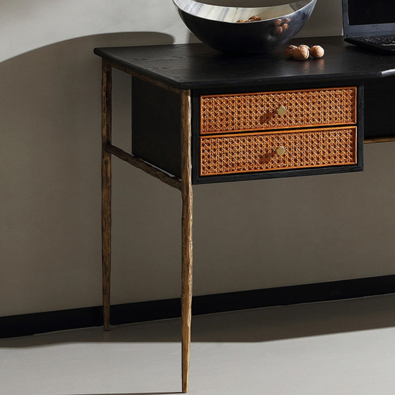 American style rattan decorative desk