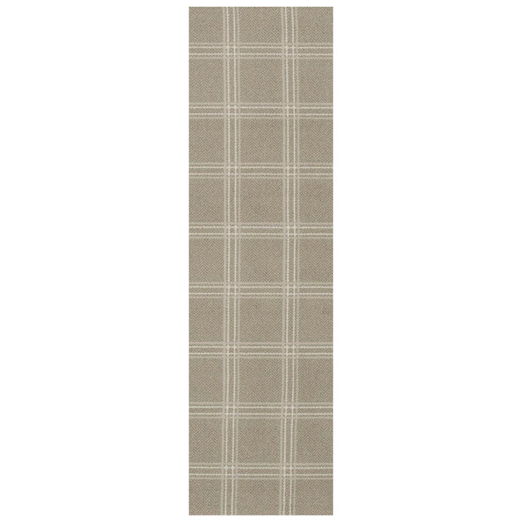 Imagine Pane Plaid Natural Area Rug