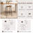 Alliah Counter Stool with Metal Frame