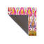 Tapis décoratif lavable à la machine rose et jaune-637164596