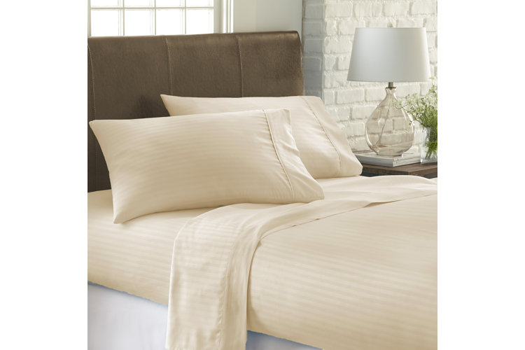 Franky Striped Microfiber Sheet Set