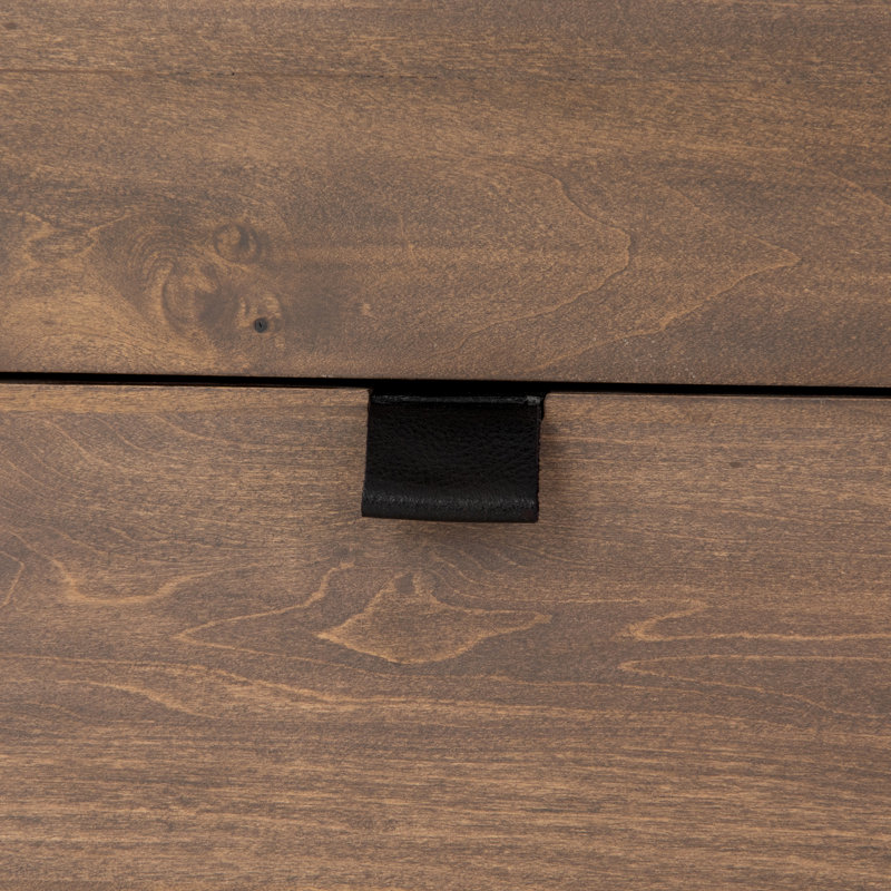 Trey 2 - Drawer Solid Wood File Cabinet, Auburn Poplar