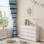 Ensemble de 2 tables de chevet, petite commode pour placard, table d'appoint avec tiroirs, blanc, 23,6 po