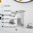 Widespread 2-handle Bathroom Faucet with Drain Assembly-71637681
