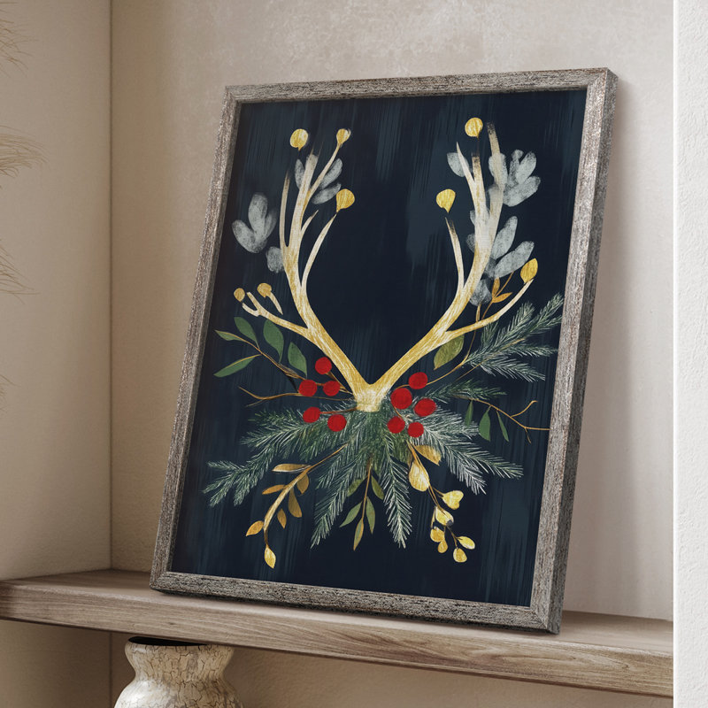 Reproduction encadrée - bois massif XMA3005214, H 30 po x l 24 po