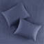 Courtepointe 2 pièces en bleu marine pour lit simple / simple TG, avec tissu confortable et frais réversible, hygiénique et respirant-129988416-129988423