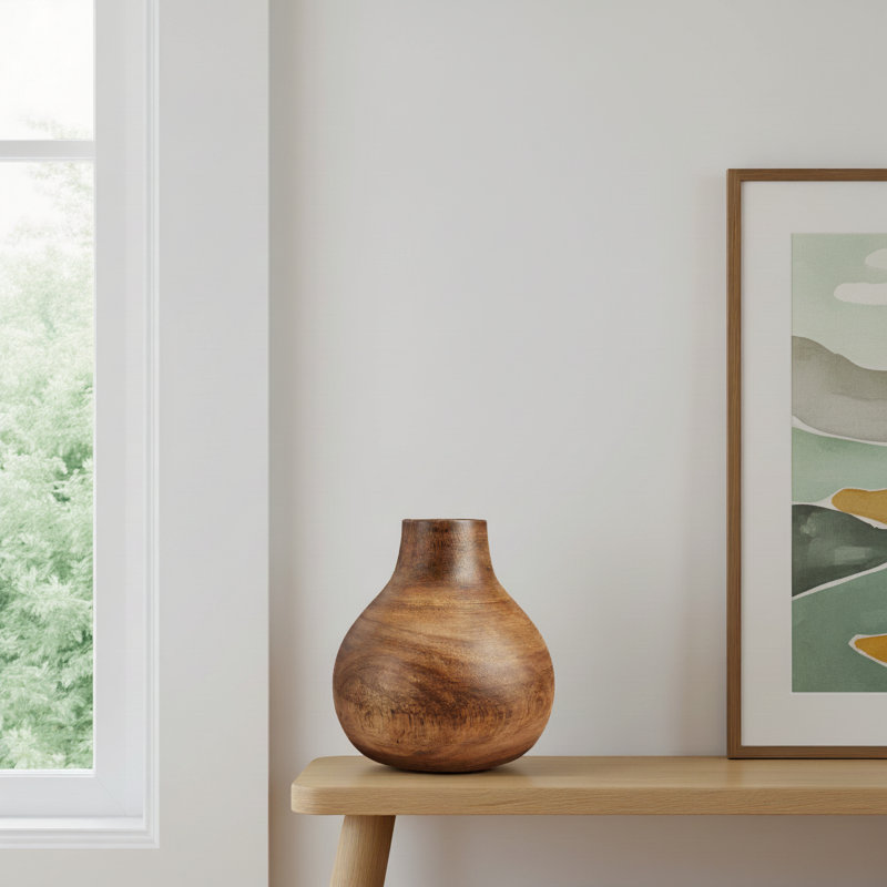 Mylo Solid Wood Table Vase