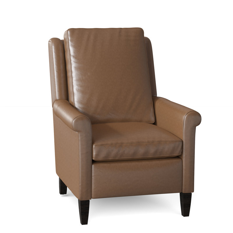 Timber Recliner, Anilina Cacao Genuine Leather, Cobblestone, Power