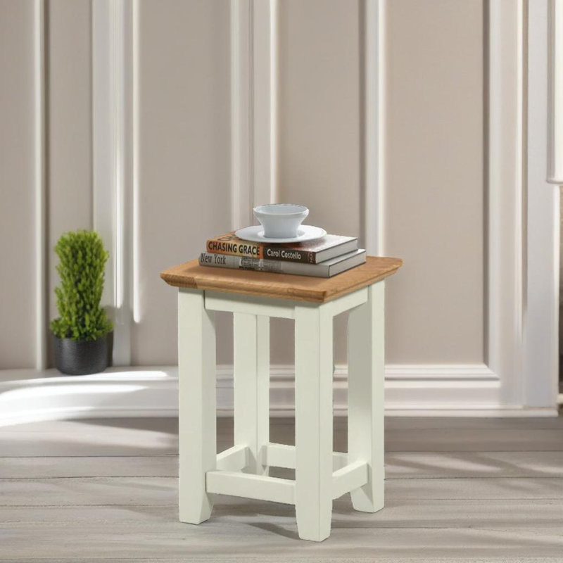 Solid Wood End Table