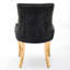 Ensemble de 2 chaises en chenille de style moderne-241657546
