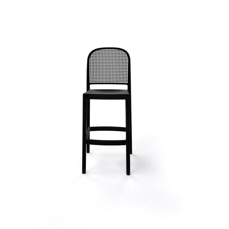 Tabouret de bar Panama, Noir