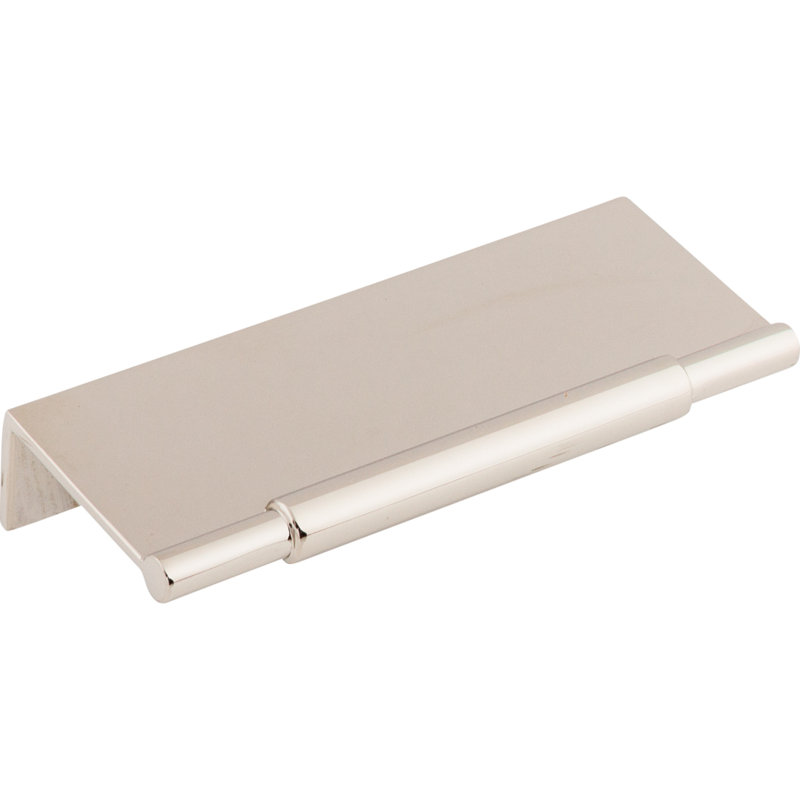 Crestview Finger Pull, Polished Nickel