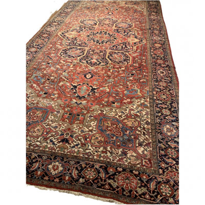 One-of-a-Kind Rectangle 10'9" X 22'1" Hand Knotted Area Rug