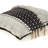Marley Transitional Black Throw Pillow