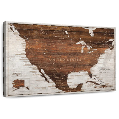 Épingle en bois clair USA Alvertia